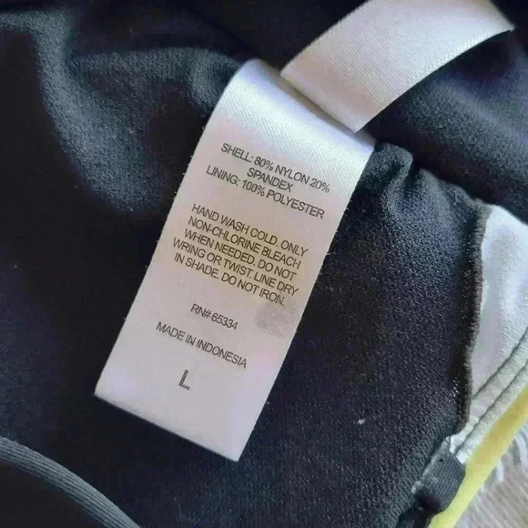 Salt + cove tropical print bikini top Size Large - Picture 6 of 10